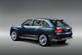 Bentley EXP 9F bleu 3/4 arrière gauche