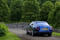 Bentley Mulsanne bleu 3/4 arrière gauche