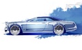 Bentley Mulsanne Convertible Concept - esquisse - profil gauche, fermé