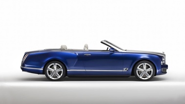 Bentley Mulsanne Grand Cabrio Concept - Bleu - Profil droit