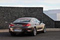 BMW 640i Gran Coupé marron 3/4 arrière droit