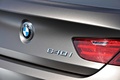 BMW 640i Gran Coupé marron logos coffre