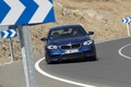 BMW M5 F10 bleu face avant penché