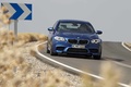 BMW M5 F10 bleu face avant