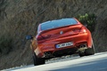 BMW M6 orange face arrière