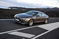 BMW Série 6 Gran Coupé - beige - 3/4 avant gauche, dynamique