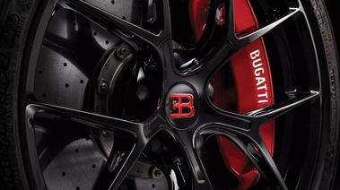 Bugatti Chiron Sport rouge/noir jante