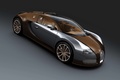 Bugatti Veyron Grand Sport carbone bronze 3/4 avant droit fermé penché