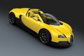 Bugatti Veyron Grand Sport jaune/carbone 3/4 avant droit 2