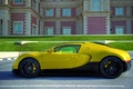 Bugatti Veyron Grand Sport - noire/jaune - profil gauche
