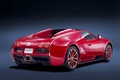 Bugatti Veyron Grand Sport rouge 3/4 arrière droit