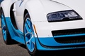 Bugatti Veyron Grand Sport Vitesse blanc/bleu phare avant