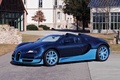 Bugatti Veyron Grand Sport Vitesse carbone bleu 3/4 avant gauche
