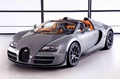 Bugatti Veyron Grand Sport Vitesse gris 3/4 avant gauche