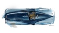 Bugatti Veyron Tank T57G Jean-Pierre Wimille - vue de dessus, illustration