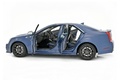 Cadillac CTS-V Steatlth Blue - profil, portes ouvertes