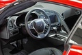 Chevrolet Corvette C7 Stingray rouge intérieur 