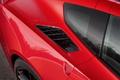 Corvette Stingray 2014 - rouge - détail écope aile arrière