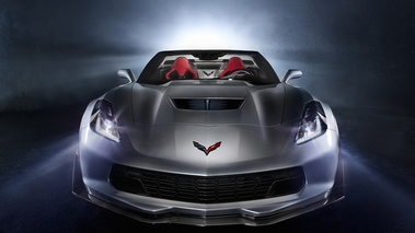 Corvette Z06 Cabrio 2014 - grise - face avant