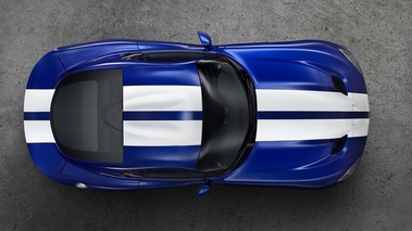 SRT Viper GTS bleu vue du dessus