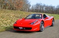 Ferrari 458 Spider rouge 3/4 avant gauche travelling 6