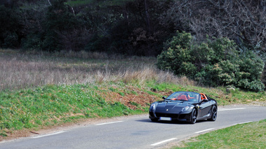 Ferrari 599 SA Aperta noir 3/4 avant gauche 3