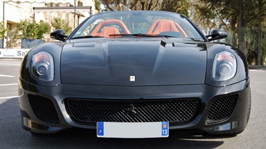 Ferrari 599 SA Aperta noir face avant