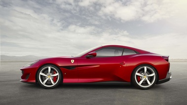 Ferrari Portofino rouge profil