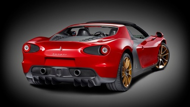 Ferrari Sergio rouge 3/4 arrière droit