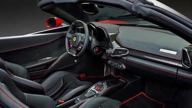 Ferrari Sergio rouge intérieur