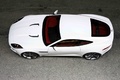 Jaguar C-X16 blanc profil vue de haut