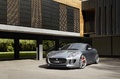 Jaguar C-X16 gris 3/4 avant gauche