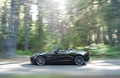 Jaguar F-Type S V8 noir profil travelling
