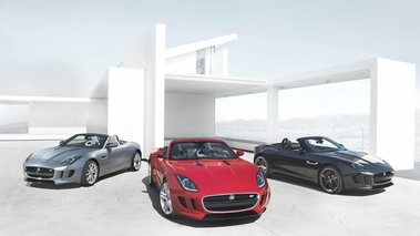 Jaguar F-Type S V8 rouge & noir & F-Type S V6 bleu