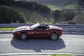 Jaguar F-Type V6 S rouge filé vue de haut