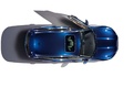 Jaguar XF Sportbrake bleu vue du dessus porte ouverte