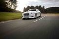 Jaguar XJ Pack Sport blanc 3/4 avant gauche travelling