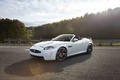 Jaguar XKR-S Convertible blanc 3/4 avant gauche 2