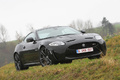 Jaguar XKR-S noir 3/4 avant droit penché