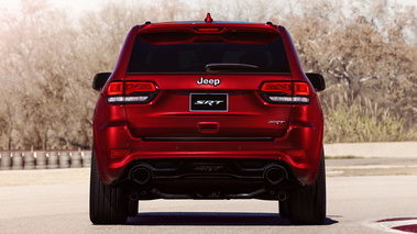 Jeep Grand Cherokee SRT 2014 - rouge - face arrière