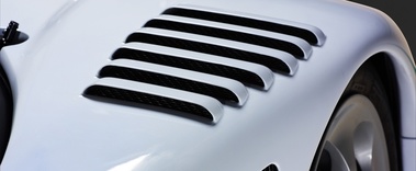 Koenigsegg CCGT blanc aérations
