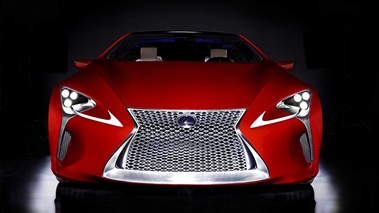 Lexus LF-LC rouge face avant