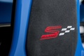 Lotus Elise S Club Racer bleu logo siège