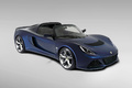 Lotus Exige S Roadster - bleu - 3/4 avant droit