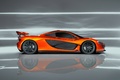 McLaren P1 orange profil