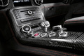 Mercedes-Benz SLS AMG Black Series - jaune - console centrale