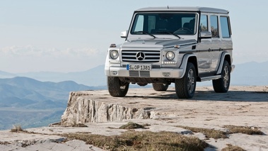 Mercedes Classe G 2013 - gris - 3/4 avant gauche