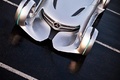 Mercedes Silver Arrow Concept 3/4 avant gauche penché vue de haut debout