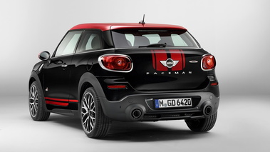 Mini Paceman JCW - rouge - 3/4 arrière gauche