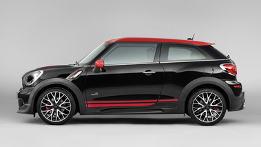 Mini Paceman JCW - rouge - profil gauche